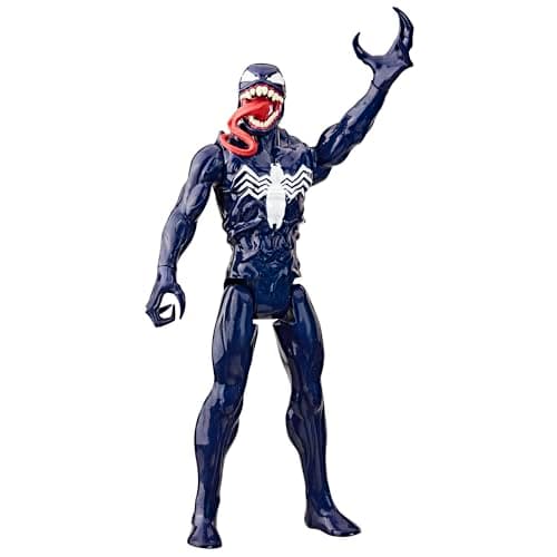 Image of Marvel Spider-Man VenomVersus Titan Hero Series Venom Action Figure, Black & White