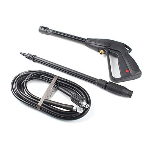 Image of Trintion High-Pressure Washer Hose Set 5M Power Washing Hose Kit Gun Cleaning Kit Pressure Washer Gun Kit for Car Floor Windows Glass Cleaning (Black)