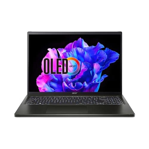 Image of acer Swift Edge SFE16-43-R7GP 16 Inch 3.2K OLED Laptop - (AMD Ryzen 7 7840U, 16GB RAM, 1TB SSD, 120Hz CineCrystal Display, Windows 11 Home, Black)