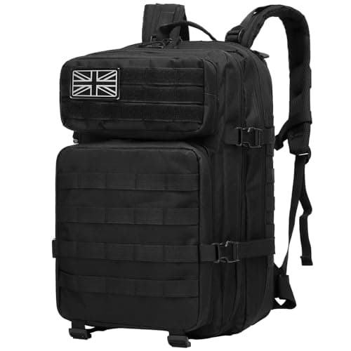 Image of Delgeo 45L Military Tactical Backpacks Molle Army Assault Pack 3 Day Bug Out Bag Hiking Treeking Camouflage Hunting Rucksack