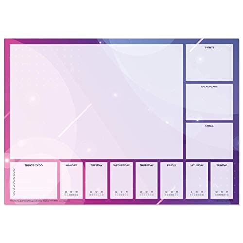 Image of A3 Desk Pad, 50 Sheets Per Pad, 90GSM, Plain, Strong Grey Backboard