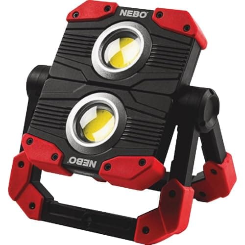 Image of NEBO OMNI 2K Work Light: 2000 Lumen OMNI-Directional Portable Work light Flashlight Features a USB power bank