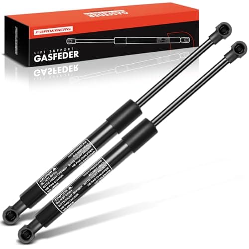 Image of Frankberg 2x Gas Struts Bonnet Compatible with R.a.n.g.e R.o.v.e.r AWD Mk III L322 Diesel Off-Road Vehicle SUV 2002-2012 Replace# BKK760010