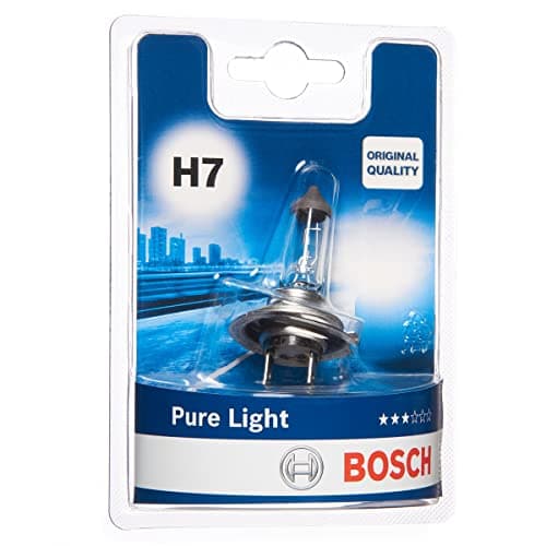 Image of Bosch H7 (477) Pure Light Headlight Bulb - 12 V 55 W PX26d - 1 Bulb