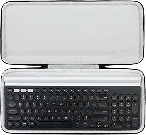 Image of Khanka Hard Protective Case for Logitech K780 Multi-Device Wireless USB Bluetooth Keyboard.(case only)…