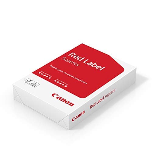 Image of Canon Red Label Superior High White 2-Hole Punched FSC A4 80gsm (1 x Pack 500) Copier/Laser/Inkjet Paper, 99822064