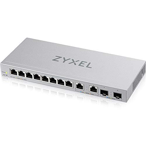 Image of Zyxel Multi-Gig 12-Port Web Managed Switch with 2-Port 2.5G/2-Port 10G SFP+ Desktop/Wallmount, 5-Years Warranty [XGS1210-12]