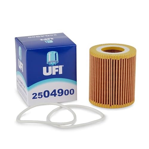 Image of UFI Filters, Oil Filter 25.049.00, Replacement Oil Filter, Suitable for Cars, Applicable to Various Models Alfa Romeo, Fiat, Opel and Suzuki