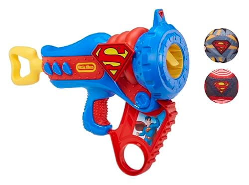 Image of Little Tikes Superman Boom Blaster - DC Active Play Toy Blasters, Suitable for Boys and Girls Ages 3+ Years