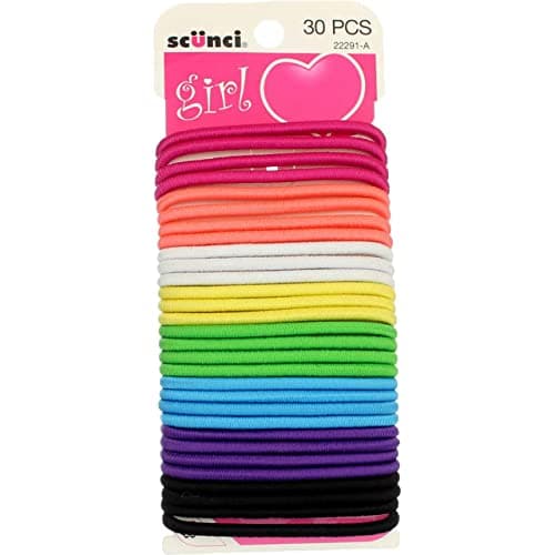 Image of Scunci 4Mm Large Elastics - 1 Pack