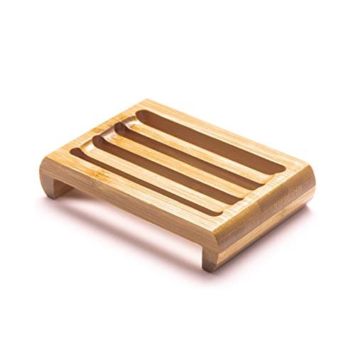 Image of Bamboo Soap Dish | Bamboo Soap Tray | 11cm x 7.5 cm | Eco Product, Eco Friendly Gift (1)