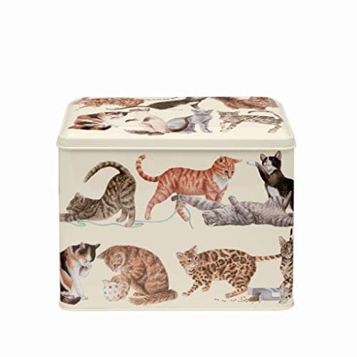 Image of Emma Bridgewater Cats All Over Rectangular Storage Tin CAT3107