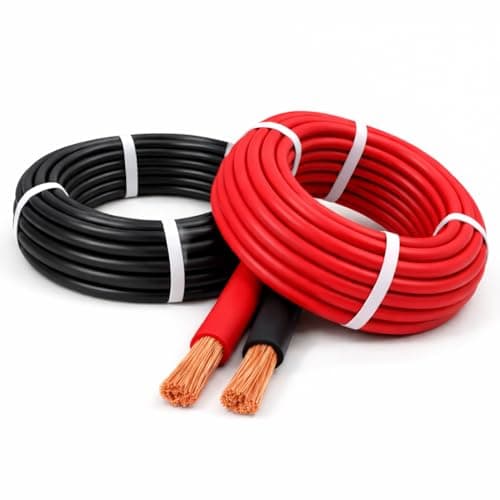 Image of MKGT Hi-Flex 16mm2 110 Amp Automotive Starter/Inverter/Welding/Battery PVC Cable Wire (Black, 2 Metres)