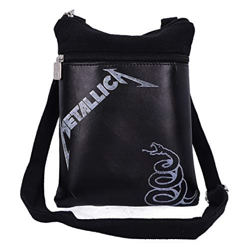 Image of Nemesis Now Officially Licensed Metallica The Black Album Shoulder Bag, Stone, 23cm, B5380S0