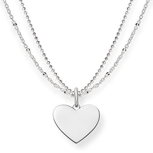 Image of Thomas Sabo necklace heart 925 sterling silver LBKE0004-001-12-L45V
