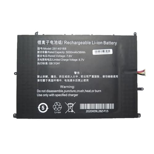 Image of ZHAOWOZ Laptop Battery For BMAX 34170250P 28140168 3182185-2S1P 7.6V 5000mAh 38Wh Easy to replace(28140168)