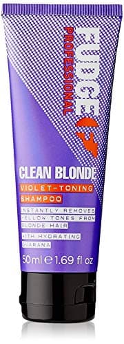 Image of Fudge Professional Purple Toning Shampoo, Original Clean Blonde Shampoo, For Blonde Hair, 50 ml