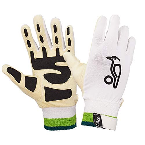Image of Kookaburra Ultimate Wicket Keeping Inners, Adult, White/Black/Green