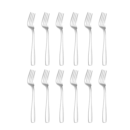 Image of Otto Koning - Hannover - Table Forks - 12 Piece Set Made of Stainless Steel, Shiny Polished Finish, Ideal for Everyday use.