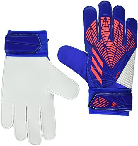 Image of adidas Unisex-Adult Training Predator Glove Hi-Res Blue/Turbo/White 11