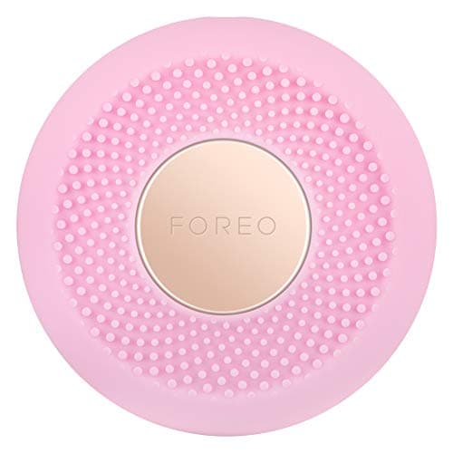 Image of Foreo Ufo Mini Full Facial Led Mask Treatment, Red Light Therapy, Face Masks Beauty Treatment, Korean Skincare, Thermotherapy & Face Massager, Moisturiser, Increased Skin Care Absorption, Pearl Pink