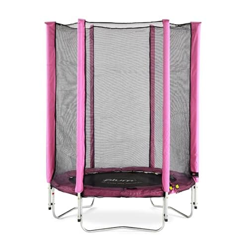 Image of Plum Play Junior Trampoline and Enlosure (Pink)