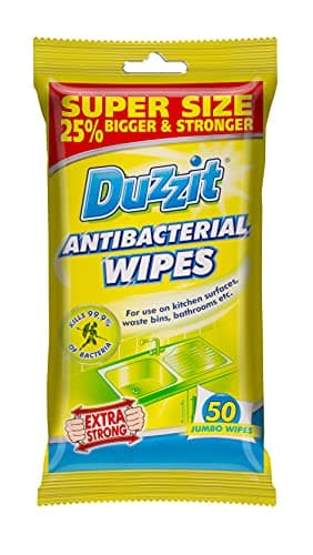 Image of Duzzit Antibacterial Wipes, Pack Of 50