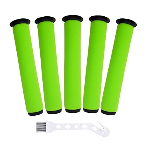 Image of 5 Packs Washable Dirt Bin Stick Filter for Gtech AirRam MK2 & Air Ram MK2 K9 Cordless Vacuum Cleaner Filters (Long-MK2 K9 Cordless Vacuum Cleaner Filters)