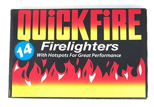 Image of Fire Lighters Quickfire Firelighters Bulk Pack Hotspots Burners BBQ COAL LIGHTERS WOOD BURNERS (4 Pack of 14)