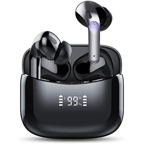 Image of Tiksounds Wireless Earbuds, Bluetooth Headphones with Microphone, IPX7 Waterproof Ear Buds, 35H Playtime with LED Power Display, High-Fidelity Stereo Earphones for Phone Laptop Sports & Work