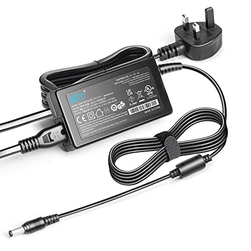 Image of KFD 19V 2.1A Power Supply Adapter for HP Pavilion Monitor 22" 23" 24" 25" 27" LED HD Display HP 22f 22y 24f 27f 27fh 24y 24fh 27fw 27w 25xw 22w 24w 32s 27xq vh240a Gaming Monitor UK Plug Charger Cable