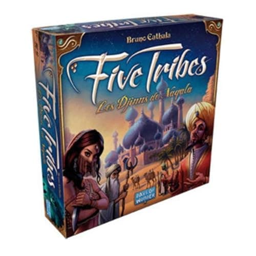 Image of Asmodée | Five Tribes: The Jinn of Naqala | Strategic Board Game For Ages 13 | Ace of Gold 2015 | World of 1001 Nights | 2 to 4 Players | 40-80 Min | Expert Game in English | Days of Wonder
