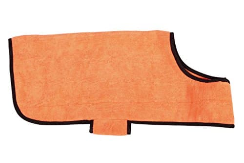Image of RAC Advanced Pet Dog Microfiber Towel Coat, Highly Absorbent, Quick Drying, Fastening and Lightweight