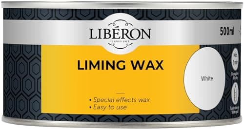Image of Liberon Liming Wax - 250ml & 500ml - Create Whitewash Limed Effect (500ml)