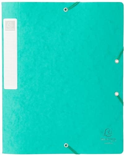 Image of Exacompta Ref - 14003H Cartobox Elasticated Filing Boxes, 25 x 33 cm Suitable for A4+ Documents, 40 mm Spine and Made from Pressboard (1 Item)