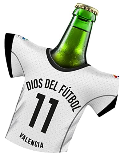 Image of myfanshirt Shirt for Valencia Jersey Away Fans him Neoprene Bottle Fussball Gott Cooler Beer Cooler UKSPT