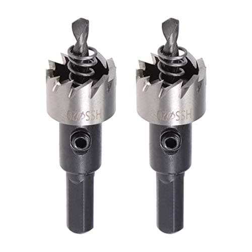 Image of sourcingmap 2 Pcs 20mm HSS Drill Bit Hole Saw for Stainless Steel Metal Alloy Wood