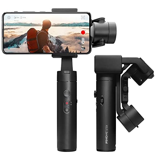 Image of ASUS Zen Gimbal 3-Axis phone stabilizer Foldable, Handheld, 1/4" Screw Tripod, Full 360° Vortex Mode, Wide-Angle Shot, Face/Object Tracking, Motion Time Lapse, Panorama, Android & IOS Compatible
