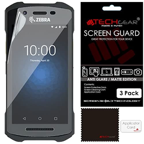 Image of TECHGEAR [3 Pack] MATTE Screen Protectors Compatible for Zebra TC21 / TC26 Touch Computer Barcode Scanner, ANTI GLARE/MATTE LCD Screen Protectors Cover Guards