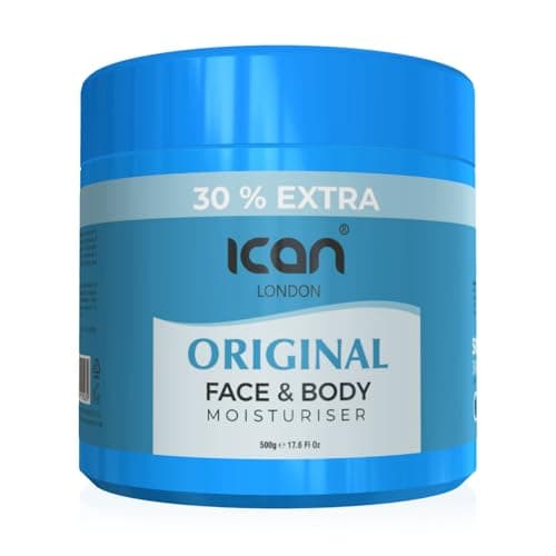Image of ican London Original Daily Face & Body Moisturiser Cream 500g