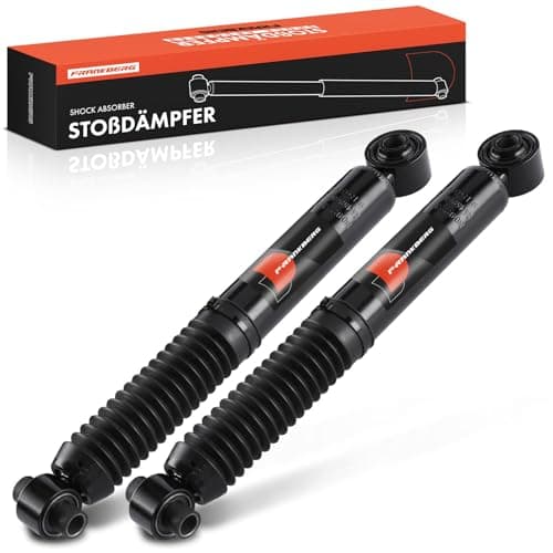 Image of Frankberg 2x Shock Absorber Strut Rear Left Right 393mm Gas pressure Compatible with 5008 0E 0U 1.6L 2.0L 2009-2017 Replace# 5206WL,3458000