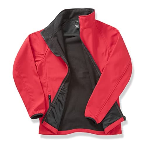 Image of Result R231M Printable Softshell Jacket - Red/Black, X-Large