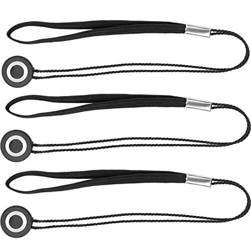 Image of ChromLives Lens Cap Leash Lens Cap Keeper Holder Prevent Lens Cap Lost Compatible with DSLR SLR Camera Canon/Nikon/Sony/Panasonic/Fujifilm Camera and More (3Pack)