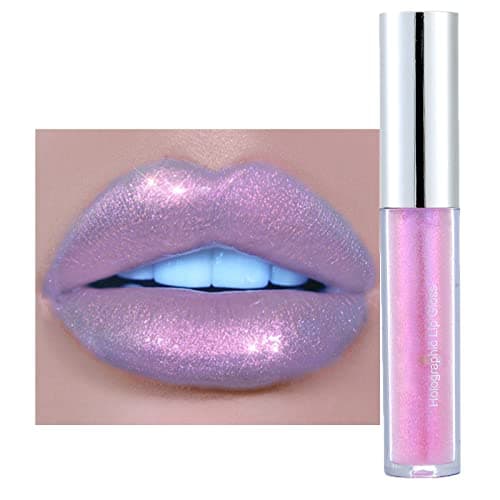 Image of Lip Gloss Metallic Lipstick Glitter Lipgloss Non-Stick Cup Lip Gloss Long-Lasting, Shiny Liquid Lipstick for Shiny And Sparkle (#03)