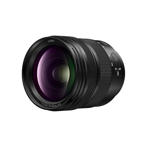 Image of Panasonic LUMIX S-E2460E 24-60mm F2.8 L-Mount Lens, Compact Full Frame Wide-Angle Zoom, 0.19m Close Focus, Dust/Splash/Freeze-Resistant, Black