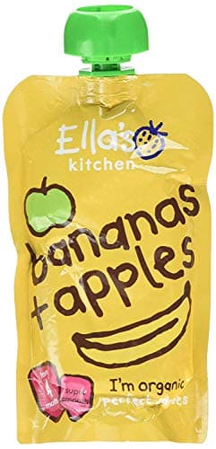 Image of Ella's Kitchen - Stage 1 Baby Food - Apples & Bananas - 120g (Case of 7)