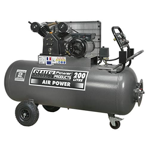 Image of Sealey Sac3203B Compressor 200Ltr Belt Drive 3Hp with Front Control Panel