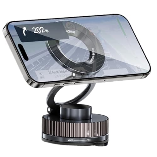 Image of Generisch Suction Cup PH Mount - 360 Degree Rotatable Car Ph Ho Lder Foldable Smartpho Ne Bracket | Foldable Suct Ion C Up Mou Nt Windshield Dashboard Travel Desk Rotation H Older