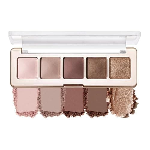 Image of Neutral Eyeshadow Palette 5 Colors, Nude Brown Matte & Subtle Shimmer Shades, Highly Pigmented Blendable Long-Lasting Powder, Smooth No-Fallout Daily Eye Makeup Palette for Work and Natural Looks-3#