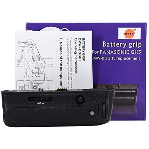 Image of DSTE DMW-BGGH5 DMW-BGGH5GK Vertical Battery Grip for Panasonic Lumix DMC-GH5 GH5